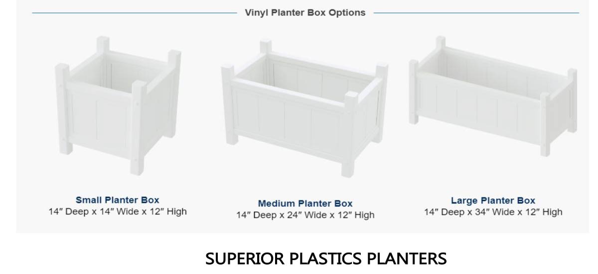 Superior Plastics Planters